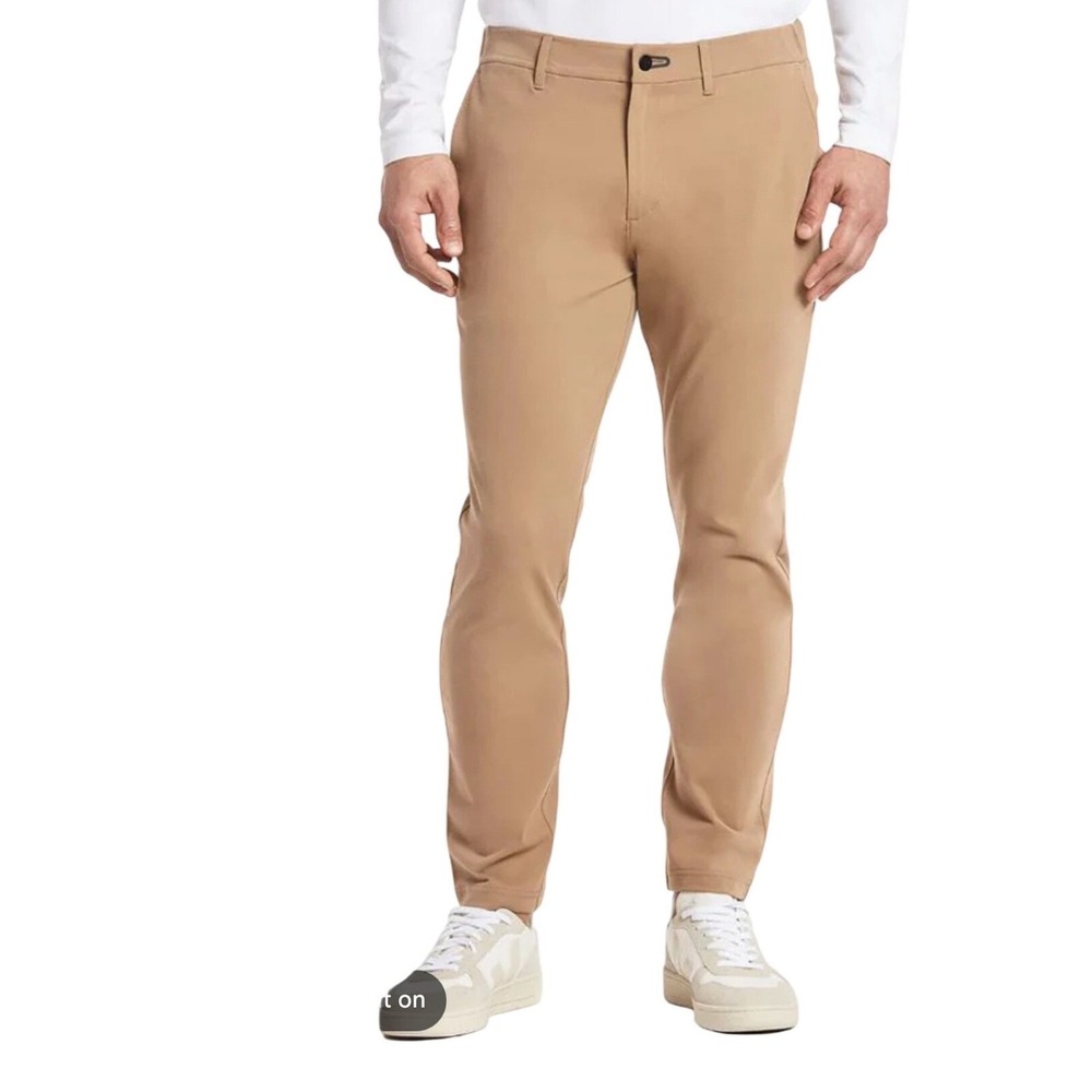 Public Rec All Day Everyday Pants Mens 42x30 Camel Tan Khaki 5-Pocket Active